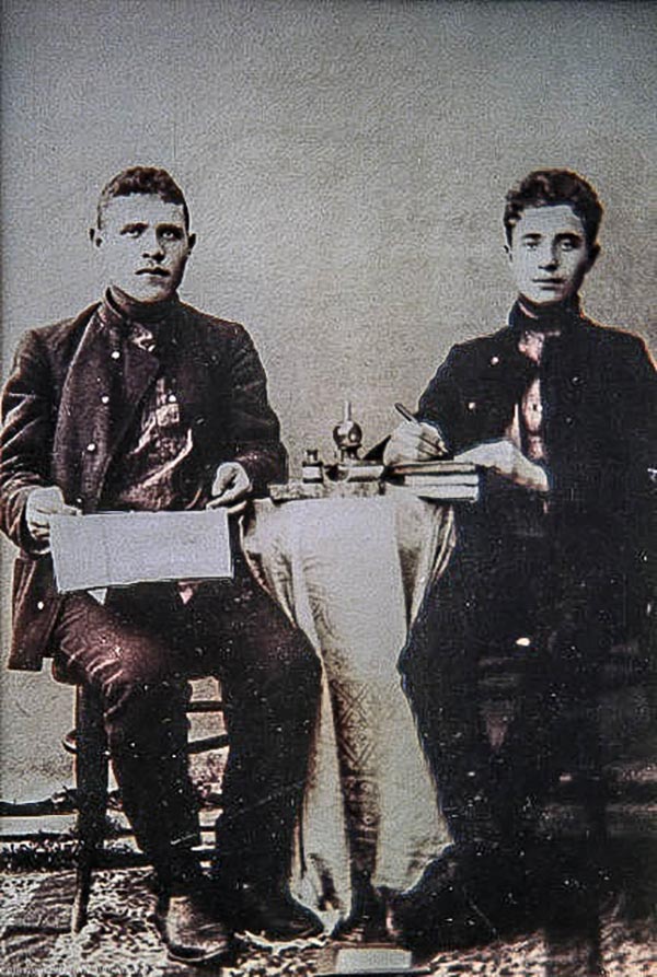 Joseph and Nathan Kozloff in Pereyaslav circa 1905.