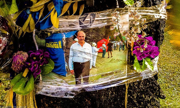 Memento to a fallen Svoboda martyr killed during the EuroMaidan revolution.